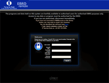 Tablet Screenshot of ebrdremote.ebrd.com